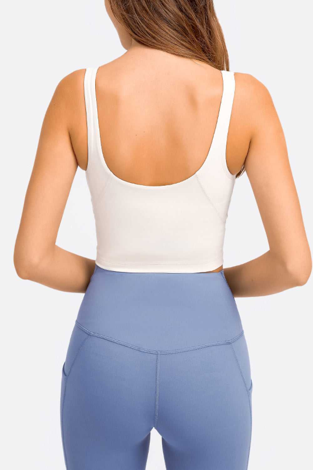 Millennia Deep V-Neck Crop Sports Bra 100100684956780 24 Affordable Fashion Under $100 Jerry's Apparel 