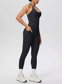 Halter Neck Cami and High-Waisted Leggings Active Set 101006856970414 89 Affordable Fashion Under $100 Jerry's Apparel 
