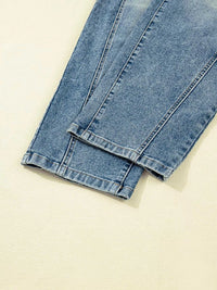 Vintage Washed Seam Detail Shift Jeans 100100563839679 76 Affordable Fashion Under $100 Jerry's Apparel 