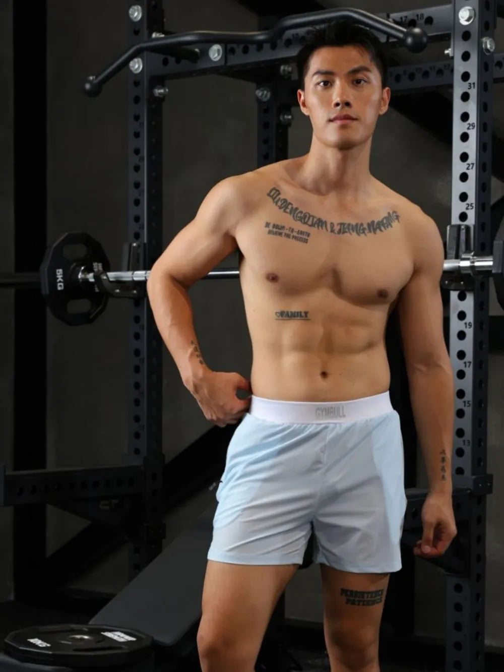 Men's Plus Size Elastic Waist Shorts