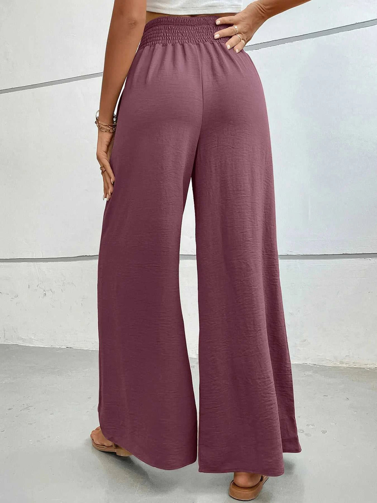 High-Waisted Wide Leg Pants 100100827101945 34 Affordable Fashion Under $100 Jerry's Apparel 