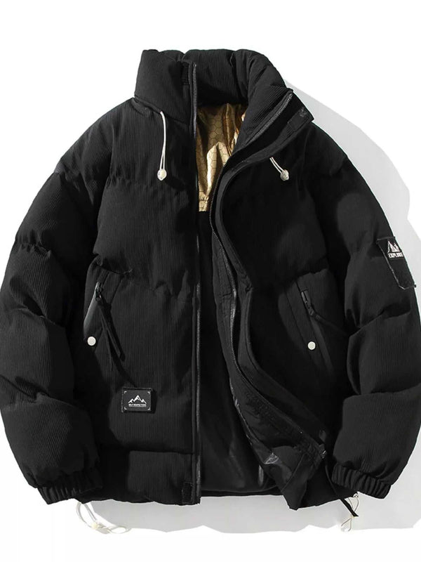 Men's Plus Size Zip Up Long Sleeve Puffer Jacket 100400202544269 108 Fashion Forward Plus Size Clothing Jerry's Apparel 