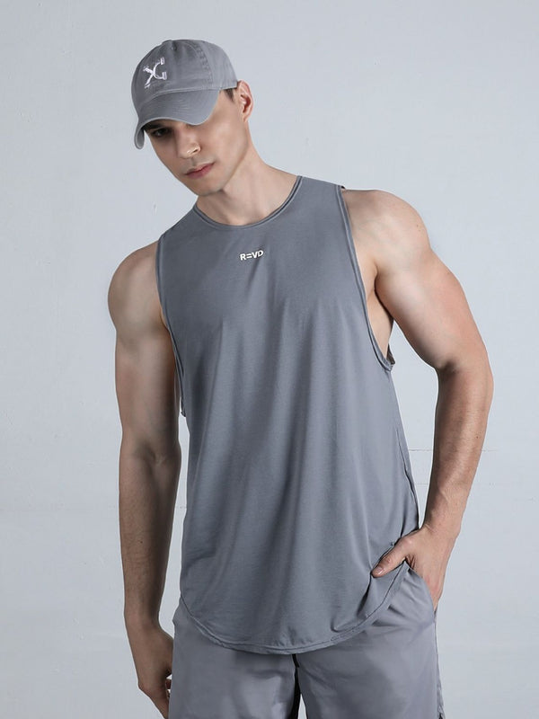 Men's Plus Size Round Neck Tank