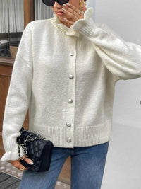 Button-Down Long Sleeve Cardigan 100100674663235 69 Women's Sweaters and Knitwear Jerry's Apparel 