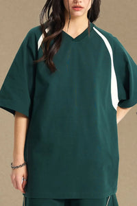Men's Contrast Half Sleeve T-Shirt