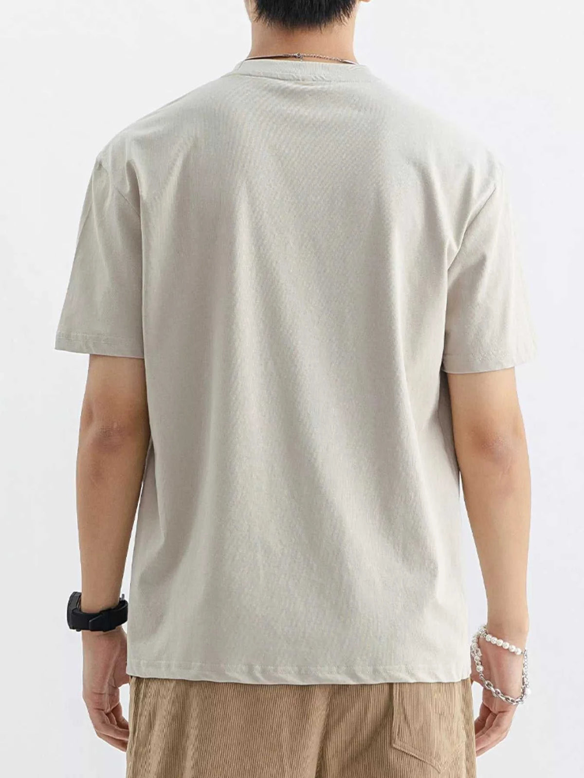 Men's Plus Size Casual Crew Neck T-Shirt 100400581659908 45 Affordable Fashion Under $100 Jerry's Apparel 