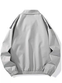 Men's Plus Size Striped Zip Up Jacket 100400661161787 78 Affordable Fashion Under $100 Jerry's Apparel 