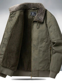 Men's Plus Size Sherpa Lined Zip Up Jacket 100400891583575 134 Fashion Forward Plus Size Clothing Jerry's Apparel 