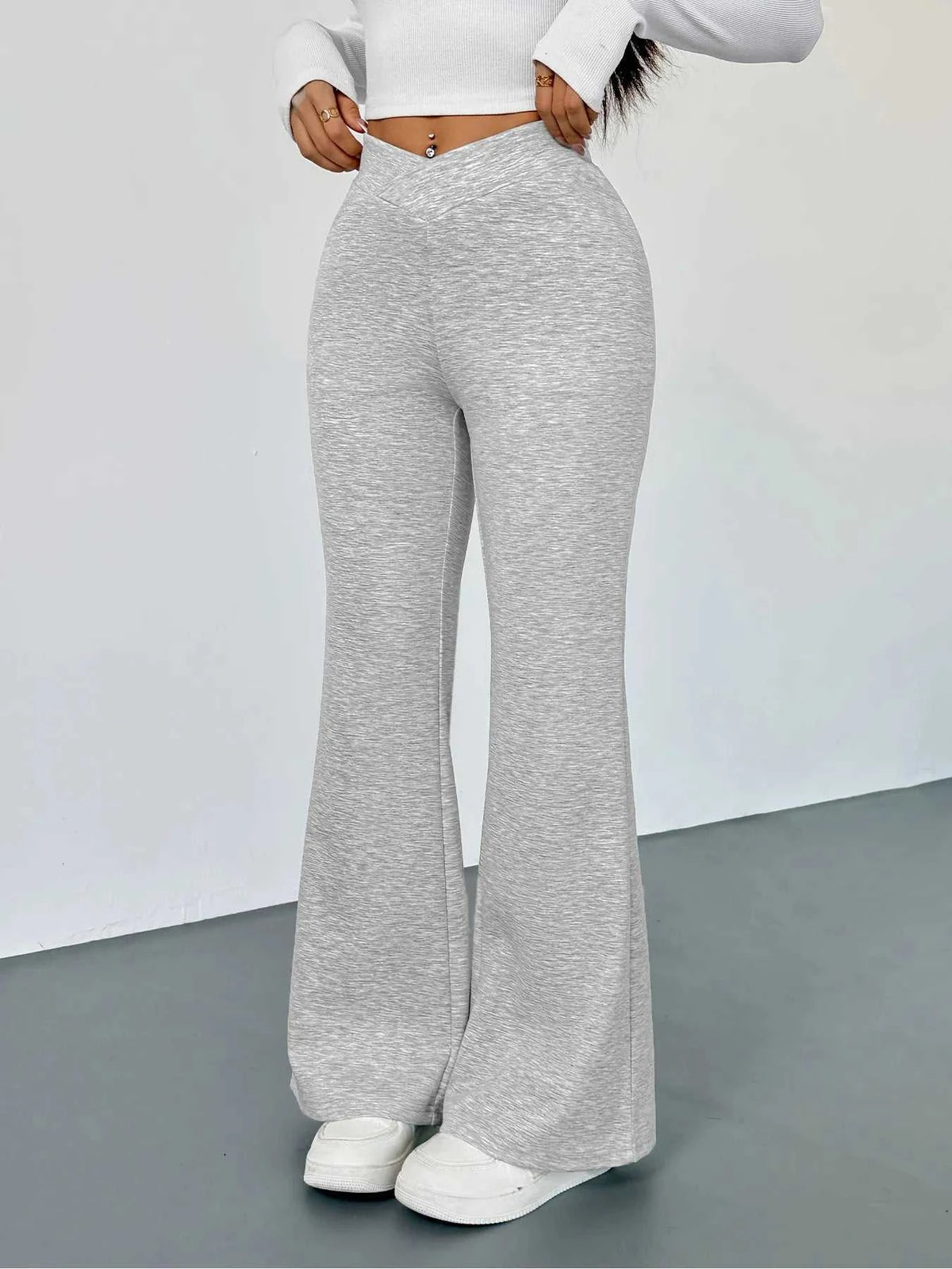 High Waisted Flare Leg Pants 100100881117158 33 Affordable Fashion Under $100 Jerry's Apparel 