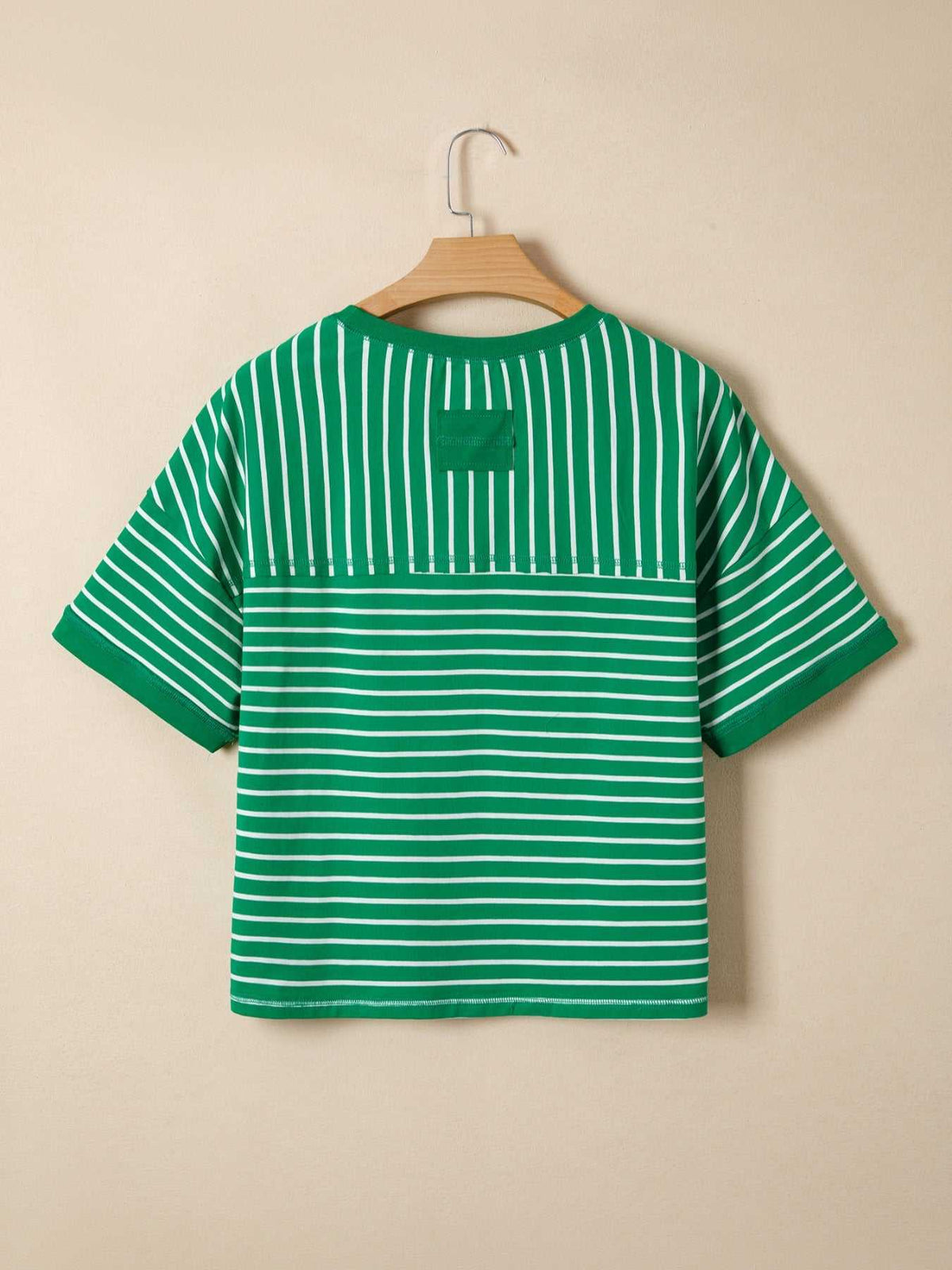 Striped Short Sleeve Relaxed-Fit T-Shirt 100100681651130 29 Affordable Fashion Under $100 Jerry's Apparel 