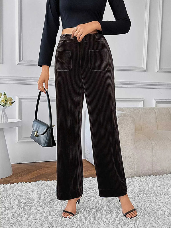 High-Waisted Wide-Leg Pants 100100380349769 39 Affordable Fashion Under $100 Jerry's Apparel 