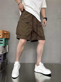 Men's Plus Size Multi-Pocket Relaxed Fit Cargo Shorts 100400319971194 34 Affordable Fashion Under $100 Jerry's Apparel 