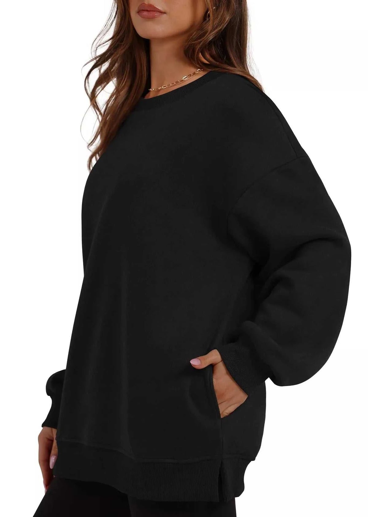 Casual Solid Color Long Sleeve Sweatshirt 100100430421753 39 Affordable Fashion Under $100 Jerry's Apparel 