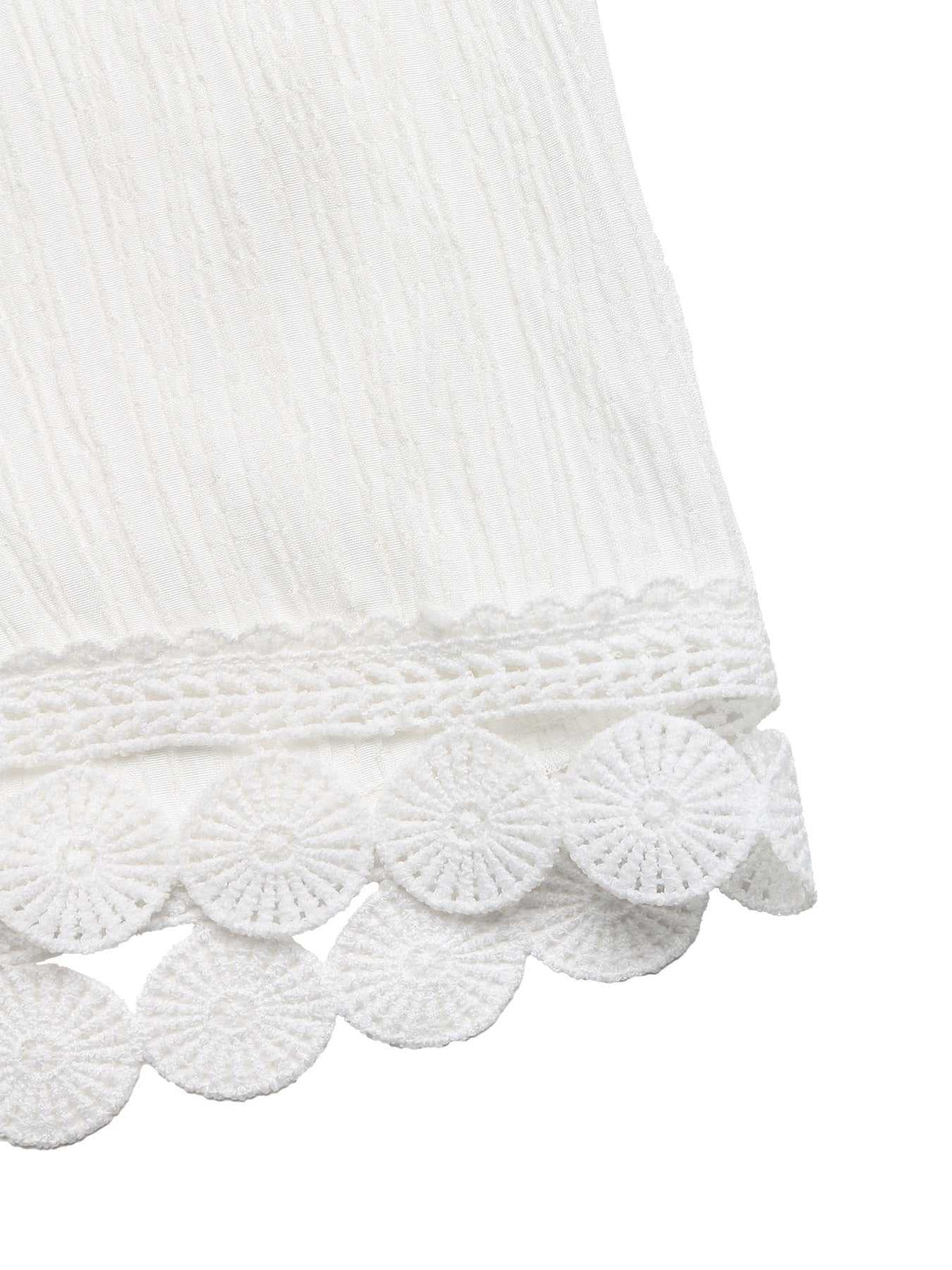 Lace Trim Wide Leg Pants 100100538530343 34 Affordable Fashion Under $100 Jerry's Apparel 