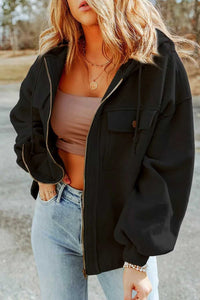 Casual Zip Up Jacket with Pockets 100100230941390 66 Affordable Fashion Under $100 Jerry's Apparel 