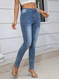 Sparkling Rhinestone High Waist Skinny Jeans 100100704576988 54 Affordable Fashion Under $100 Jerry's Apparel 