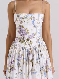 Floral Spaghetti Straps Midi Dress 101001005550846 56 Affordable Fashion Under $100 Jerry's Apparel 