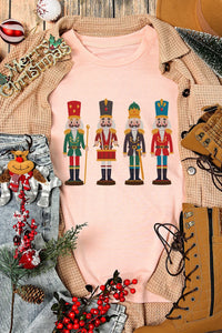 Nutcracker Round Neck Short Sleeve T-Shirt