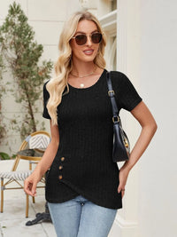Round Neck Short Sleeve T-Shirt