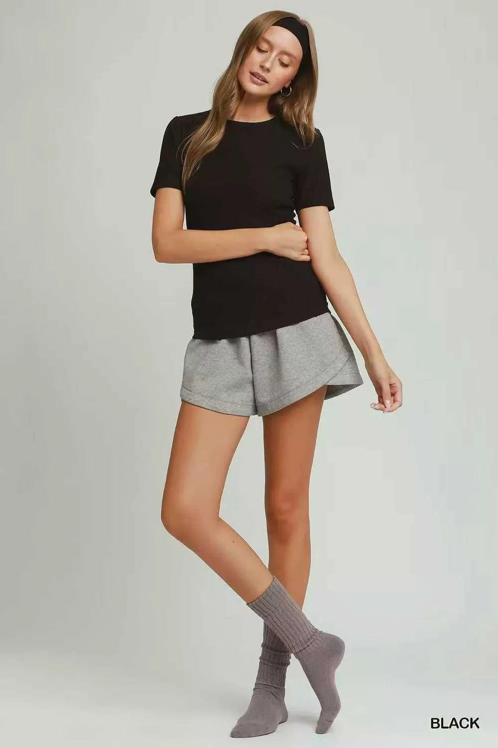 Umgee Brushed Rib Short Sleeve Top 100100880091597 32 Affordable Fashion Under $100 Jerry's Apparel 