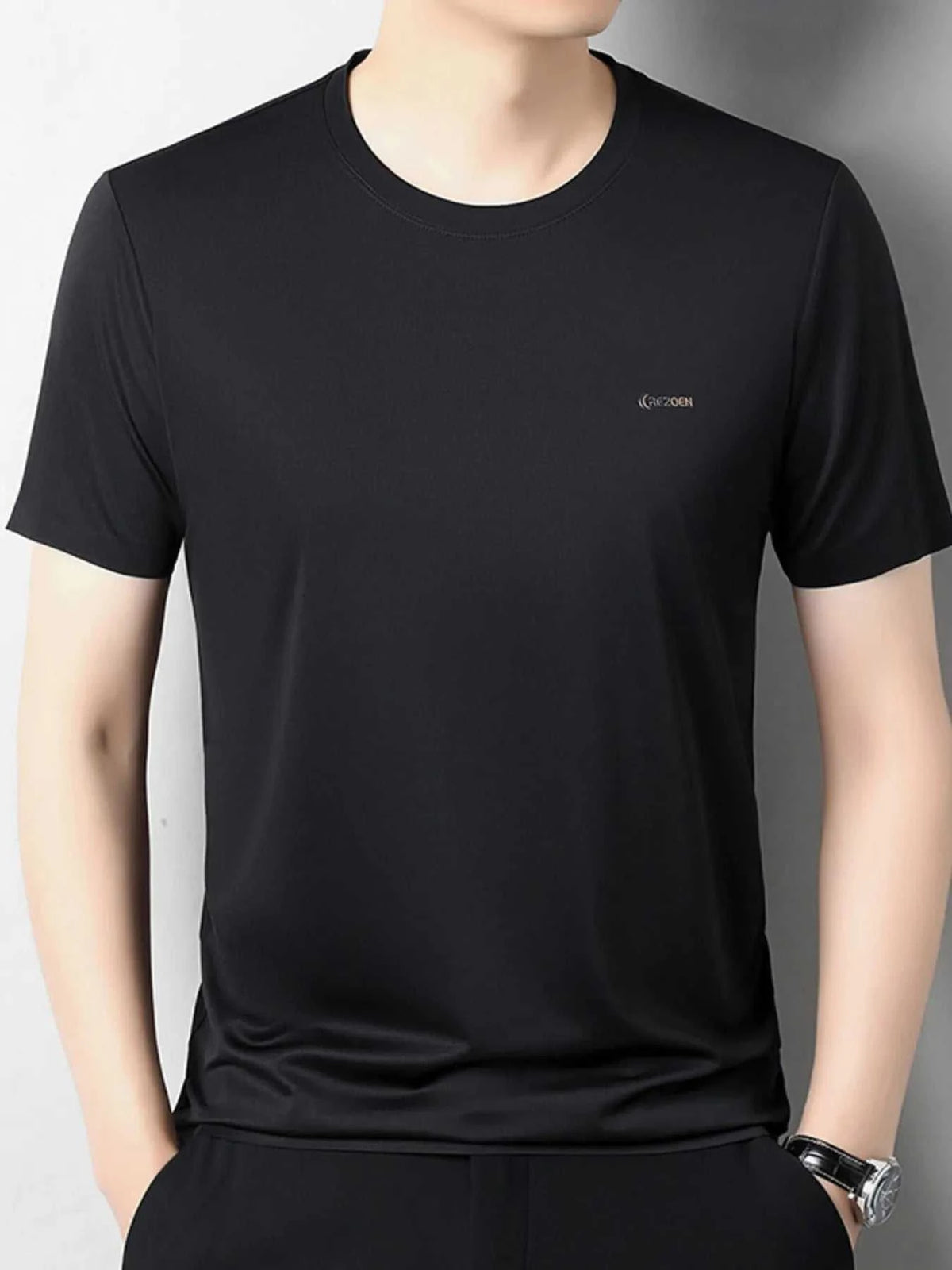 Men's Round Neck Short Sleeve T-Shirt 100400511110548 39 Affordable Fashion Under $100 Jerry's Apparel 