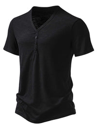 Men's Casual Button Detail T-Shirt 100400483124251 27 Affordable Fashion Under $100 Jerry's Apparel 