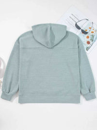 Ribbed Drop Shoulder Knit Hoodie 100100853787570 55 Affordable Fashion Under $100 Jerry's Apparel 