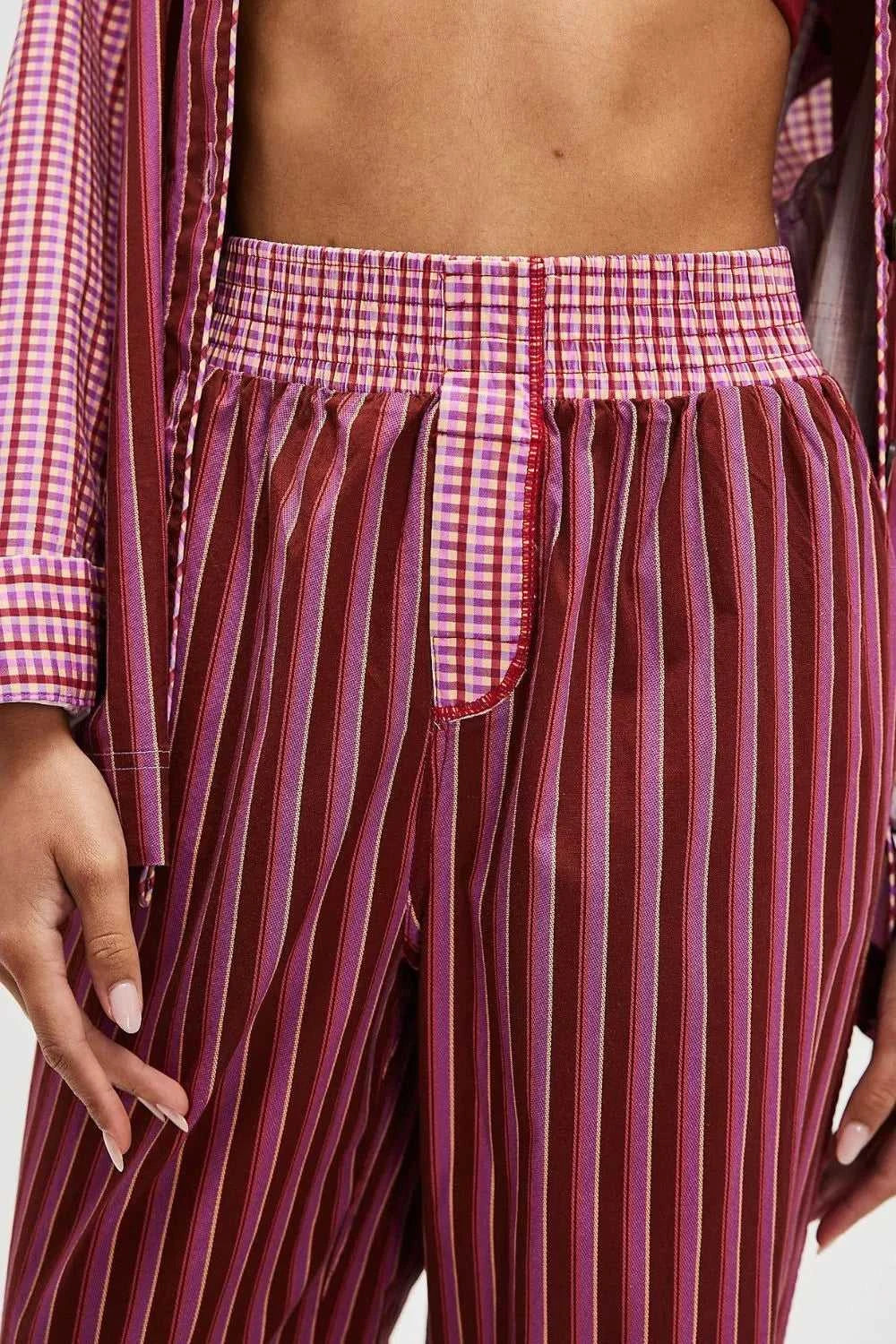 Striped Wide Leg Pants 100100261171144 33 Affordable Fashion Under $100 Jerry's Apparel 