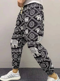 Men's Plus Size Printed Drawstring Joggers 100400682131694 34 Affordable Fashion Under $100 Jerry's Apparel 