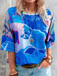 Contrast Round Neck Casual T-Shirt 100100706660927 23 Affordable Fashion Under $100 Jerry's Apparel 
