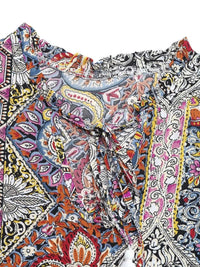 Paisley Print Tie Neck Sleeveless Midi Dress 100100431959174 36 Affordable Fashion Under $100 Jerry's Apparel 