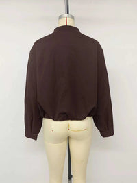 Zip Up Dropped Shoulder Jacket 100100620143952 50 Affordable Fashion Under $100 Jerry's Apparel 