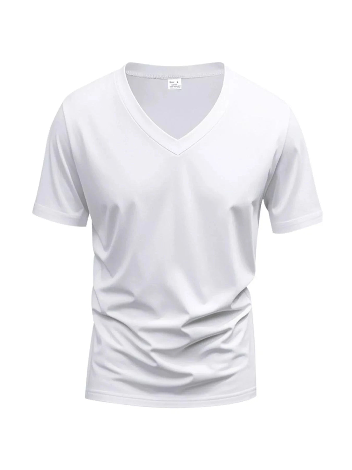 Men's Full Size Slim Fit V-Neck Basic T-Shirt Plus Size 100400784270679 24 Affordable Fashion Under $100 Jerry's Apparel 