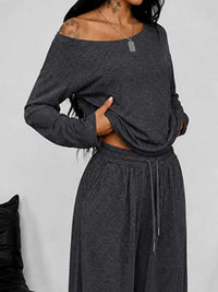 Full Size One-Shoulder Top and Drawstring Pants Set Plus Size 100100885816388 29 Affordable Fashion Under $100 Jerry's Apparel 