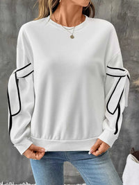 Side Striped Round Neck Sweatshirt 100100851404518 37 Affordable Fashion Under $100 Jerry's Apparel 