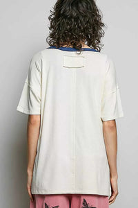 POL American Flag Color Block Side Slit Cotton Top 100100004761742 43 Affordable Fashion Under $100 Jerry's Apparel 