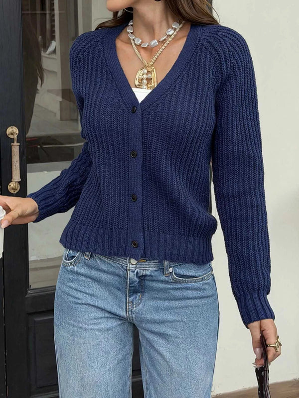 V-Neck Button-Down Cardigan 101002659040987 50 Affordable Fashion Under $100 Jerry's Apparel 