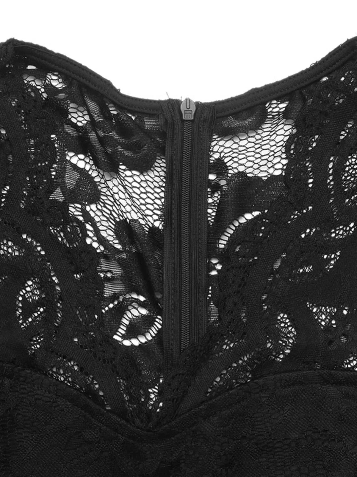 Lace Long Sleeve Wide-Leg Jumpsuit 101001301587229 36 Affordable Fashion Under $100 Jerry's Apparel 