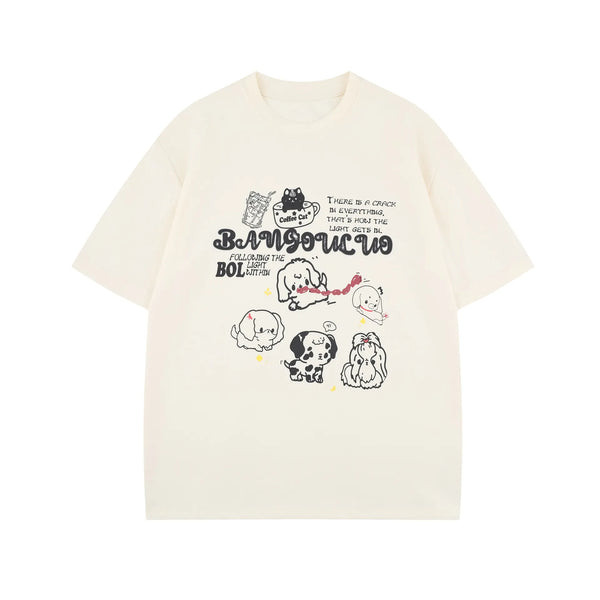 Men's Plus Size Graphic Round Neck Short Sleeve T-Shirt