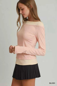 Umgee Layered Twofer Long Sleeve Top 100100843401925 42 Affordable Fashion Under $100 Jerry's Apparel 