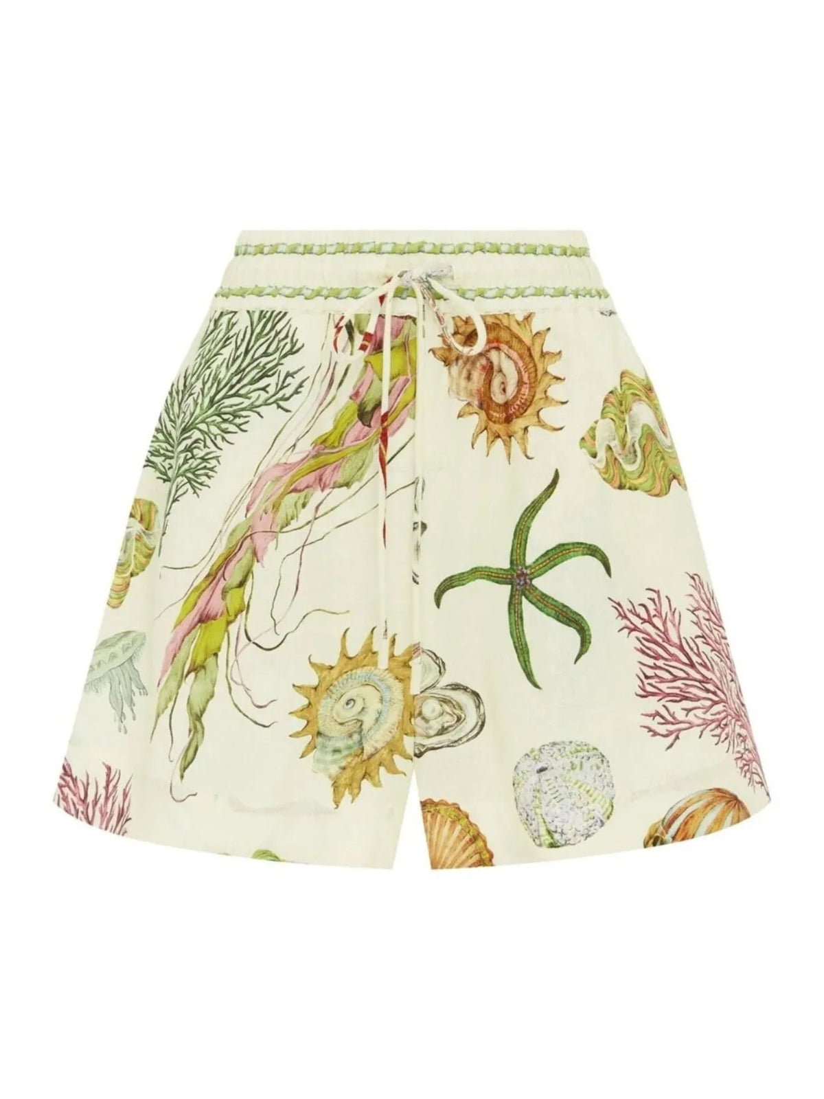 Printed Button Up Shirt and Shorts Set