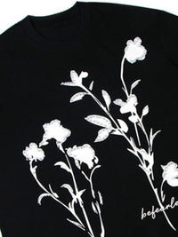 Men's Flower Pearl Detail Oversized Short Sleeve T-Shirt