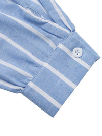 Striped Oversized Button-Down Shirt 100100167340626 47 Affordable Fashion Under $100 Jerry's Apparel 