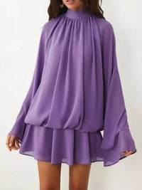 Tie Back Flare Sleeve Mini Dress 101001243212797 45 Affordable Fashion Under $100 Jerry's Apparel 