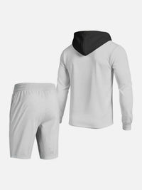 Men's Full Size Casual Hooded Button-Up Top and Shorts Set Plus Size 100400355175188 41 Affordable Fashion Under $100 Jerry's Apparel 