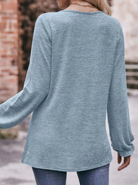 Round Neck Long Sleeve Casual T-Shirt 100100344414707 29 Affordable Fashion Under $100 Jerry's Apparel 