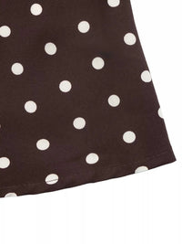 Polka Dot Square Neck Long Sleeve Maxi Dress 100100951009677 41 Affordable Fashion Under $100 Jerry's Apparel 