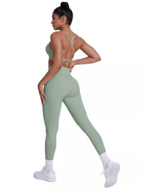 Criss-Cross Back Cami and Leggings Active Set 101006319091881 80 Affordable Fashion Under $100 Jerry's Apparel 