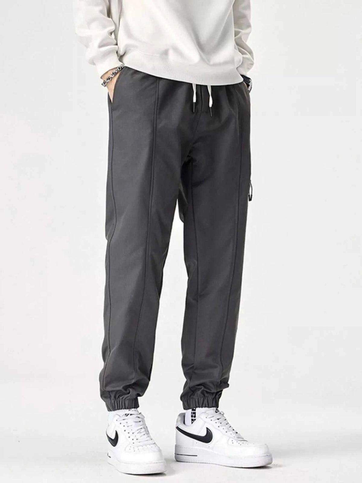 Men's Plus Size Drawstring Wide Leg Joggers 100400584285309 73 Affordable Fashion Under $100 Jerry's Apparel 