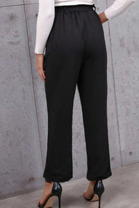 Belted Paperbag Waist Pants 100100696261209 36 Affordable Fashion Under $100 Jerry's Apparel 